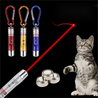 Mini Lanterna Caneta Laser vermelho 3 Em 1 Chaveiro