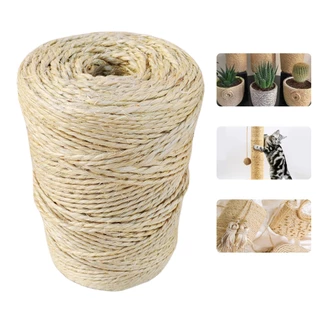 Corda de Sisal 3,8mm 10 Metros Natural Artesanato Decoração