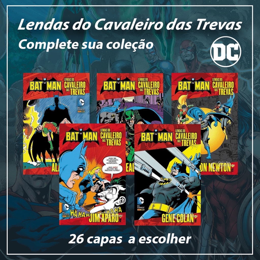 Lendas do Cavaleiro das Trevas - HQ Batman - DC Comics - Capa Cartão Panini