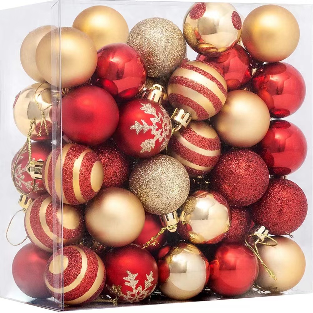 Ornamentos De Bola De Natal 24pcs Para Decoração De Árvore/Festa-life