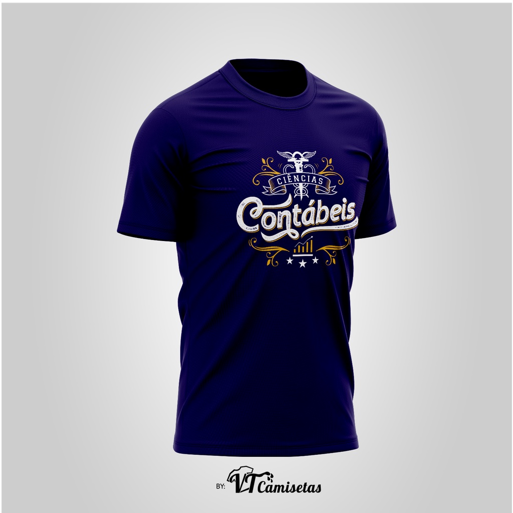 Ciências Contábeis Camisetas Faculdade Universidade Camisa Universitária Sob Encomenda 5