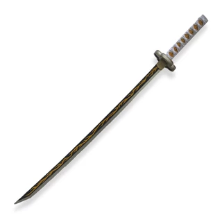 Katana do Zenitsu Espada Demon Slayer Cosplay Temático Modelo Customizado Madeira Resistente Presente Geek Decorativa Presentes Decoração Nerd Geek Infantil
