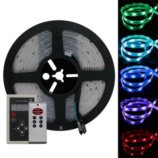 Fita Led Digital 6803 Rgb C/ Controle 133 Efeitos Ip67