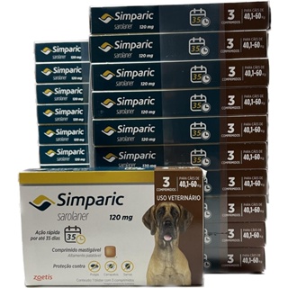 SIMPARIC 120 MG 40,1-60 Kg COMBO C/ 3 COMPRIMIDOS