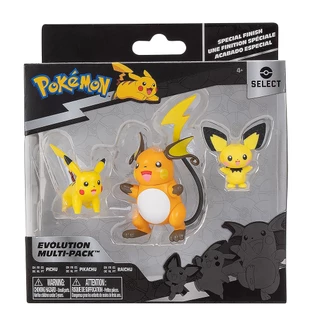 Pokemon - Multipack de Evolução - Pichu, Pikachu e Raichu
