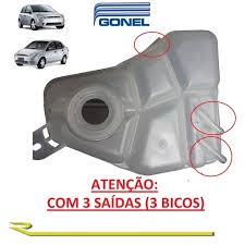 Reservatório de Expansao Agua Radiador Fiesta 2003/... 3bicos (g1115)
