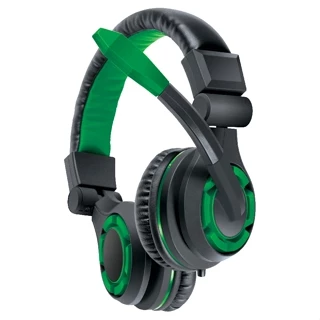 Headset para Xbox PS Switch Gamer GRX340 DreamGear cancelamento de ruído Preto/Verde