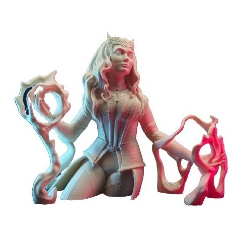 Action Figure Feiticeira Escarlate Wanda Maximoff Decoração