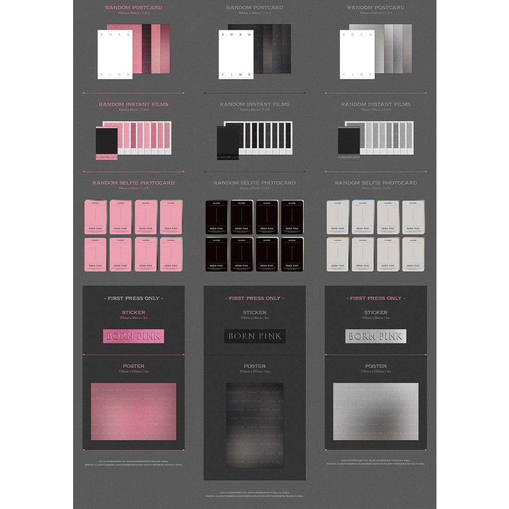 BLACKPINK - BORN PINK (2nd Album) [BOX SET ver.] | Shopee Brasil