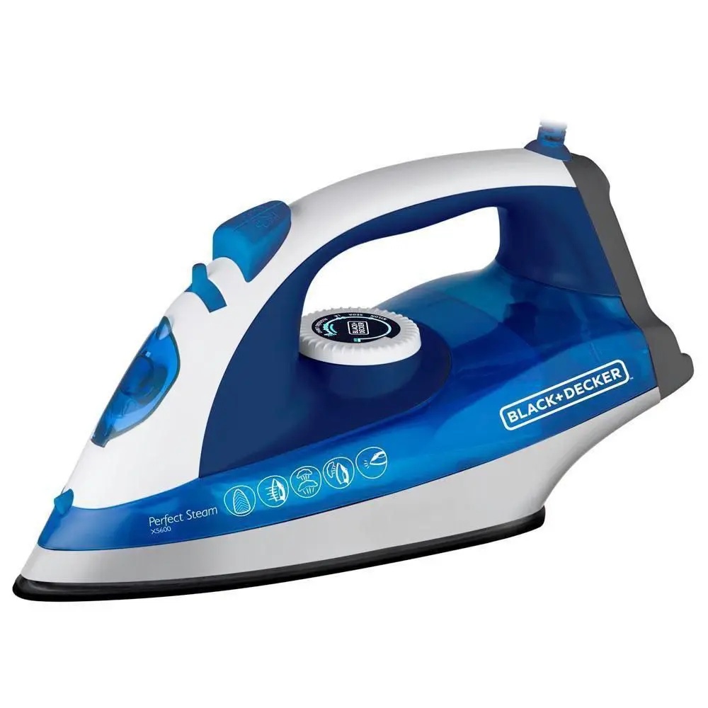 Ferro a Vapor Black Decker Perfect Steam X5600 Azul 220v