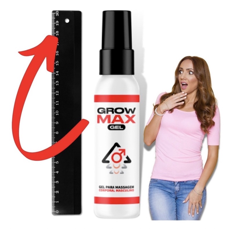 1 Frasco Grow Max Gel Original - Pronta Entrega | Shopee Brasil