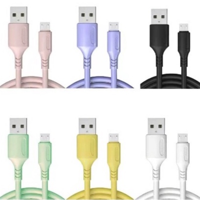 Cabo De Dados V Usb Macaron M Alta Qualidade Colorido Shopee Brasil