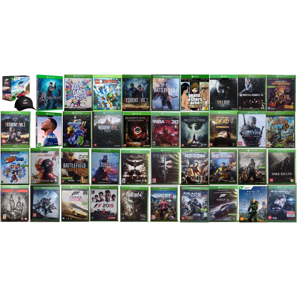 Jogos NOVOS Xbox 360 Originais Mídia Física Em Disco (LACRADO)