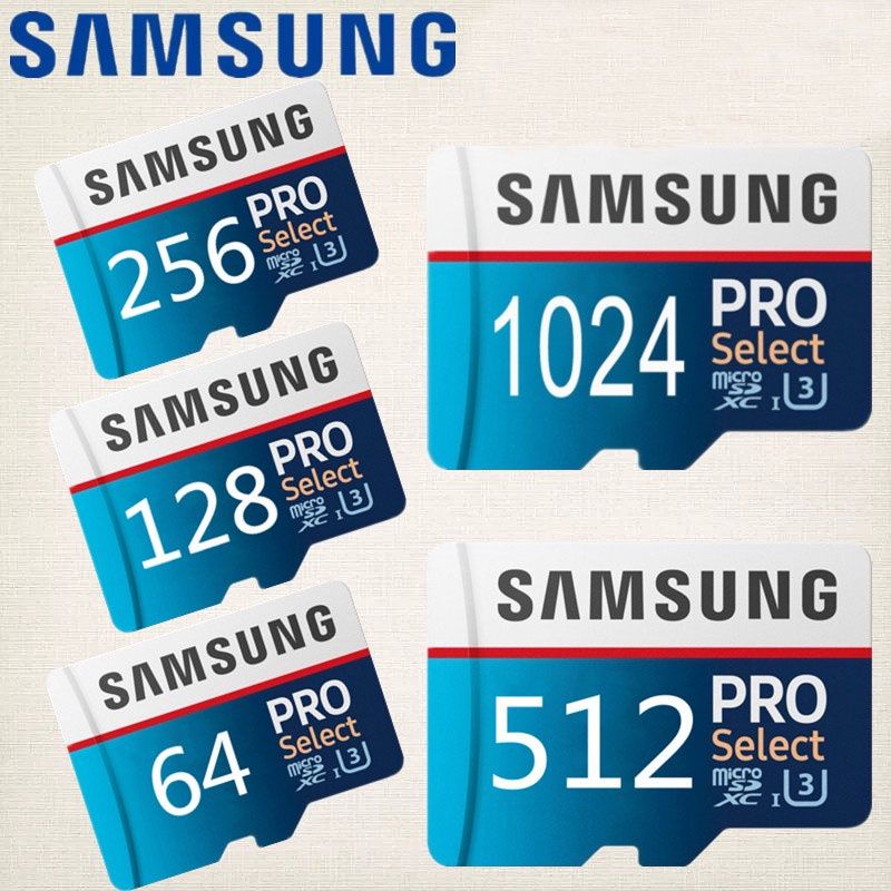 Cartão de Memória Samsung Pro 128gb 256gb 512gb 1024gb