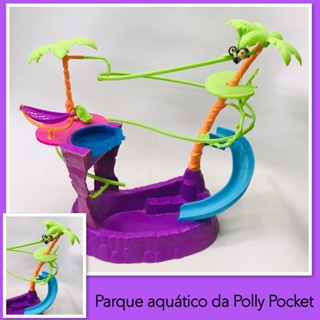 Polly pocket Jogo De Casa E Parque Com Bolsa Colorido