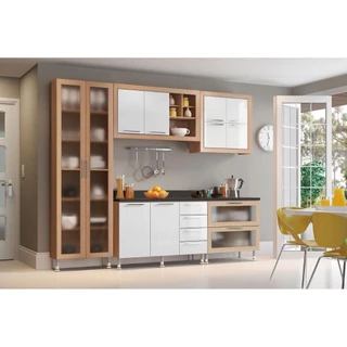 Armário de Cozinha Completo Ditália Aspen 5 Peças CV/BR A10
