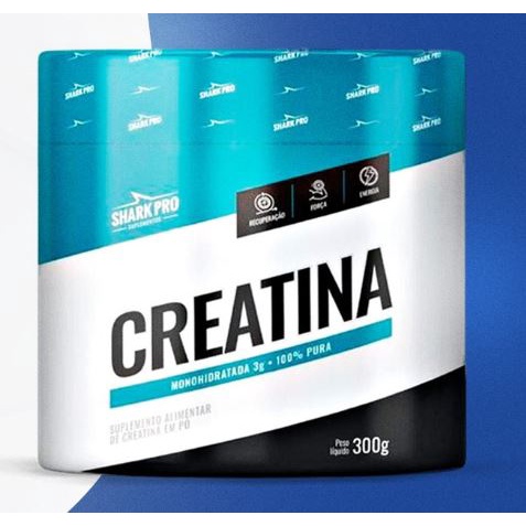 Creatina Pura 300g Monohidratada Shark Pro | Shopee Brasil