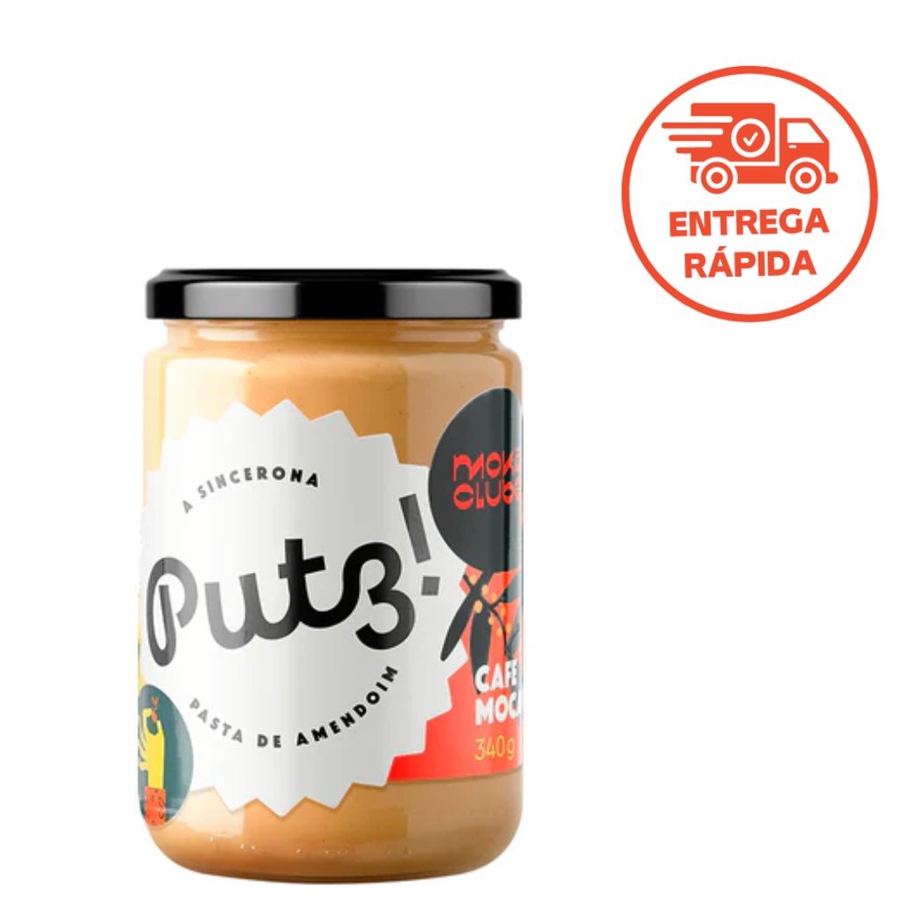 Pasta De Amendoim Putz! 2 Unidades 380g Sabor Ch. Branco 380g + Doce De  Leite 380g