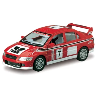 Miniatura De Ferro Mitsubishi Lancer Evolution 7 ralli Art tommi maquini 1/36