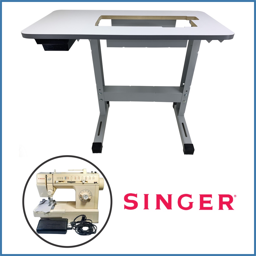 Mesa Tampo Extensora Máquina De Costura Singer Portátil (Braço Livre ...