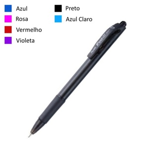 Caneta PENTEL Esferográfica IFeel-it Retrátil 0.7 mm - Unidade/ Kit C/ 6 UN