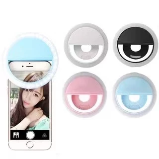 Mini Ring Light P/ Selfie Portátil 3 níveis de luz em Oferta na Shopee