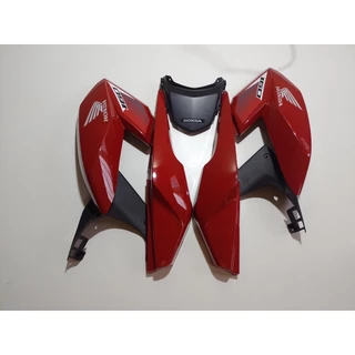 aba Asa tanque e Complementos Rabeta traseira lateral de cg Fan 160 2016/19/20/21 Vermelho Maceió