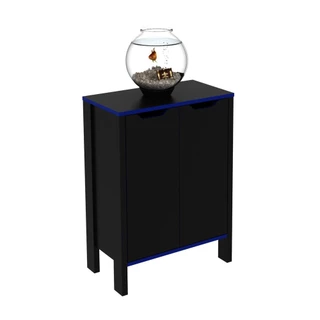 Armário Gamer 2 Portas Multimóveis CR25059 Preto/Azul