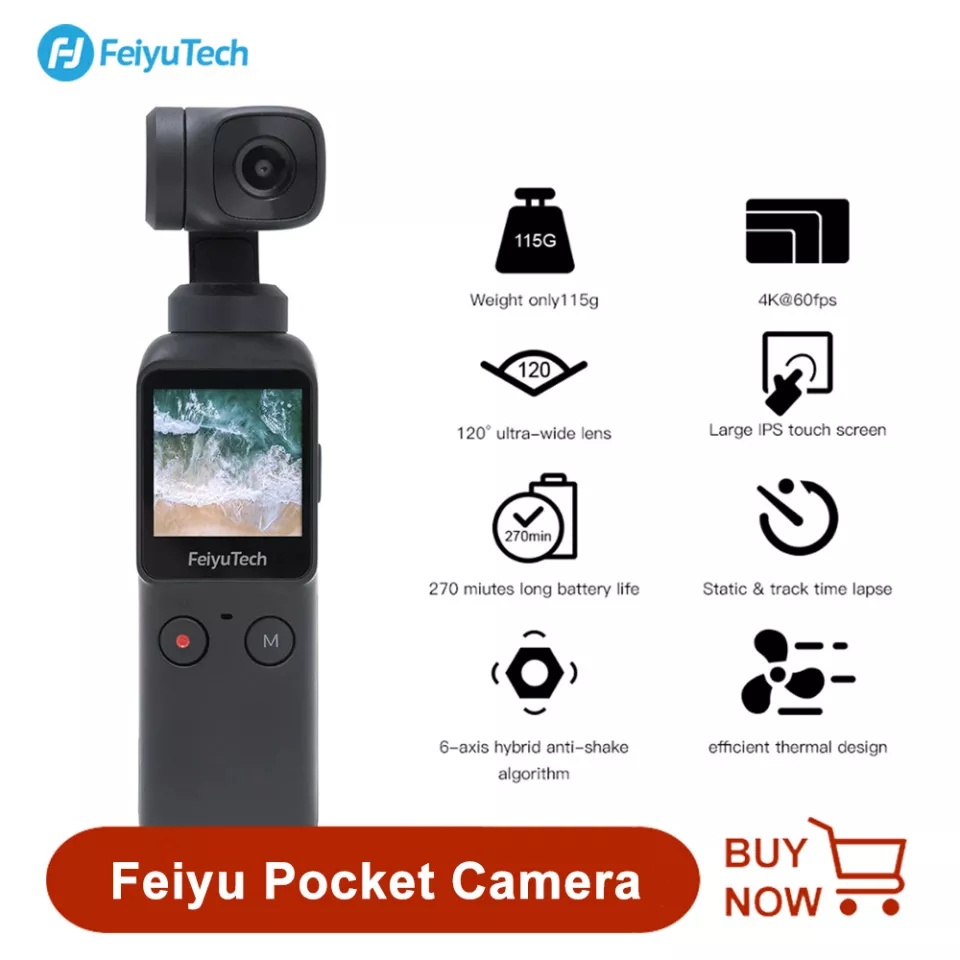 Gimbal pocket hot sale camera