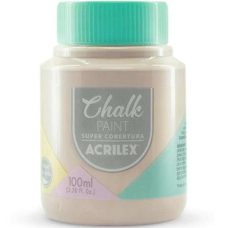 Tinta Chalk Paint Para Artesanato 100ml cor: DUNA | Shopee Brasil