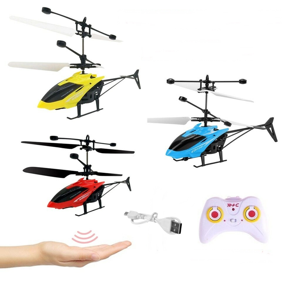Helicoptero Brinquedo Com Controle E Sensor