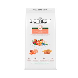Ração Biofresh Cães Adultos Raças Pequenas E Mini - 10,1Kg + Garrafinha
