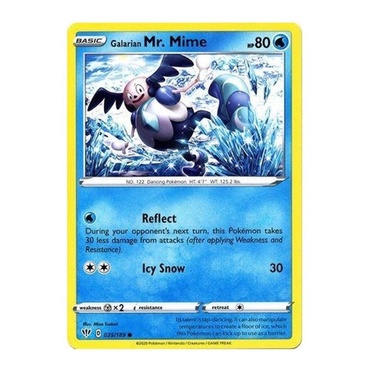 Card Pokemon Mr. Mime De Galar (35/189) Normal | Shopee Brasil
