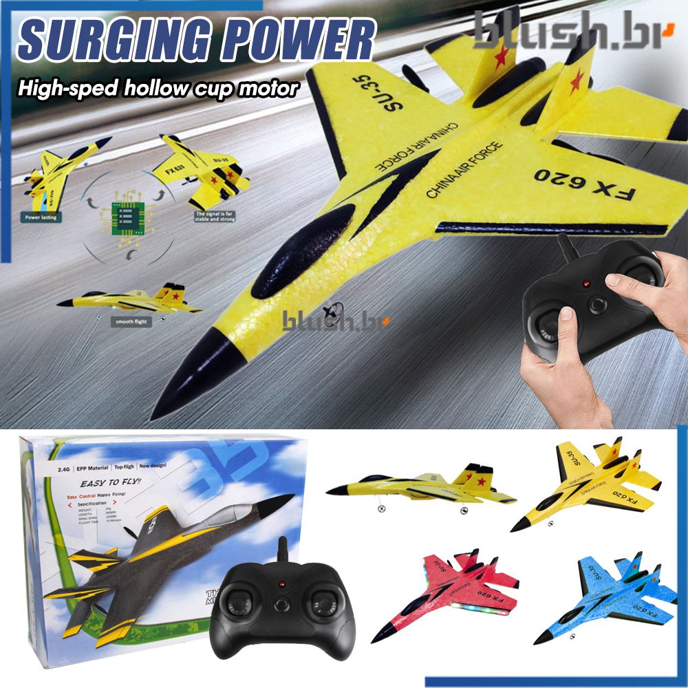 Avião de controle remoto para crianças, brinquedos de espuma Epp para  meninos, avião profissional, presentes para crianças, drones V17, 2.4g,  2023 - AliExpress