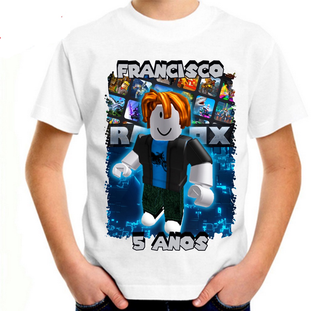 Camiseta ML Infantil Juvenil Johnny Fox Game Roblox Masculino REF62444 -  Toca Da Coruja