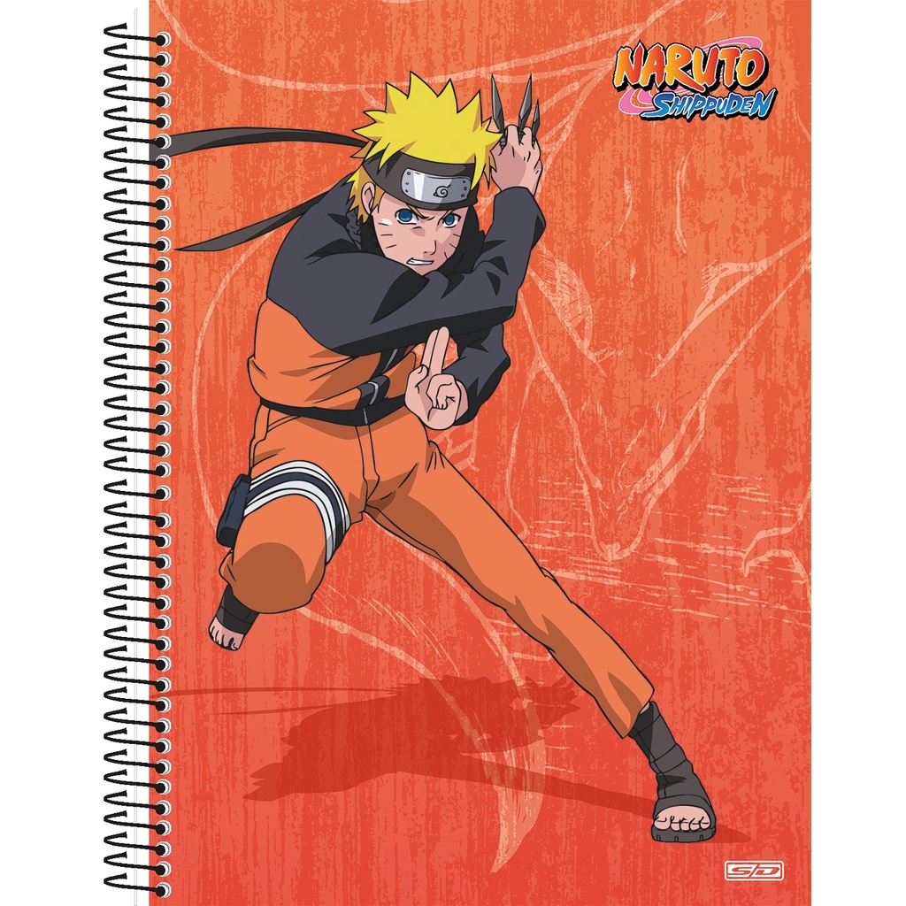 Caderno Naruto Shippuden 1 Matéria 80 Folhas - Shop Macrozao