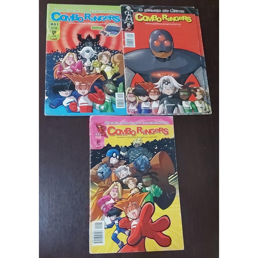 Hq combo Rangers quadrinho