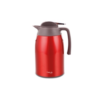 Garrafa Térmica com Ampola e Corpo em Aço Inoxidável Haus Concept Curve 1,6 L Vermelho