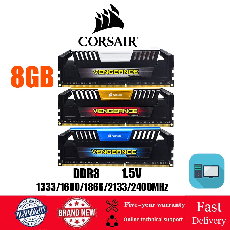 Xms3 8gb Ddr3 Corsair Xms3 Ram Corsair Ddr3 4gb 1600mhz Corsair Vengeance DDR3 4GB 8GB 16GB - Foto 4