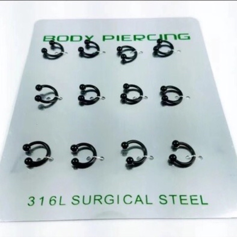 Piercing Ferradura Aço Cirúrgico 1mm Nariz M2 Piercing M2 Piercing - 20%  Desconto em nosso APP Ferradura