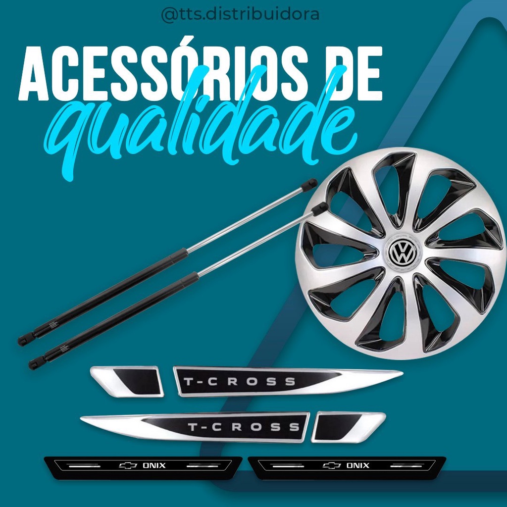 Jogo 4 Calotas Esportivas Velox com Emblema Fiat Palio Siena Mobi Argo  Cronos Strada Idea Uno Punto Fiorino Stilo - Prata e Preta - TTs  Distribuidora