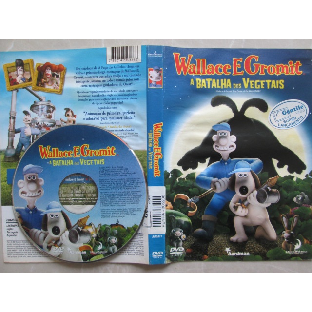DVD / WALLACE E GROMIT / A Batalha Dos Vegetais / Original | Shopee Brasil
