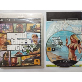 Jogo/CD Midia Fisica Playstation 3: Grand Theft Auto Five em