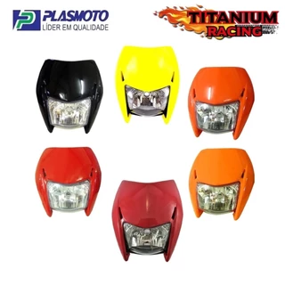 Kit Farol Bros 150 2009 a 2012 Completo E Carenagem Honda Plasmoto
