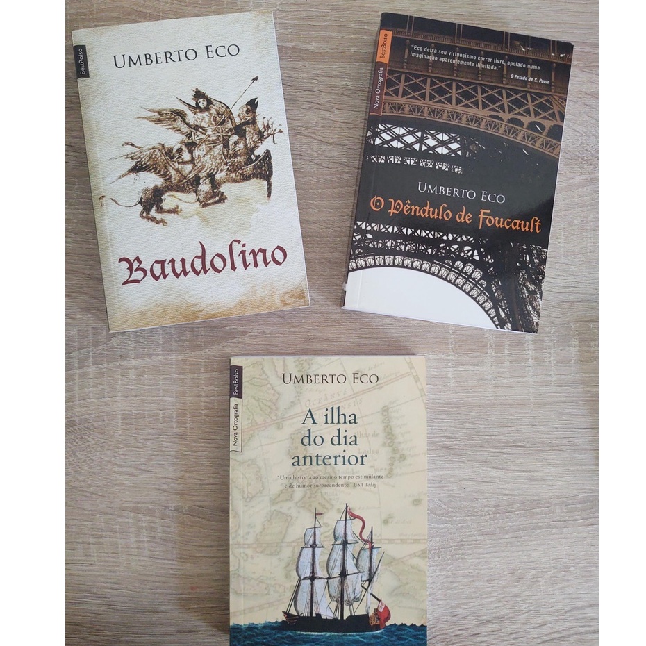 Box Especial Humberto Eco - 3 livros | Shopee Brasil