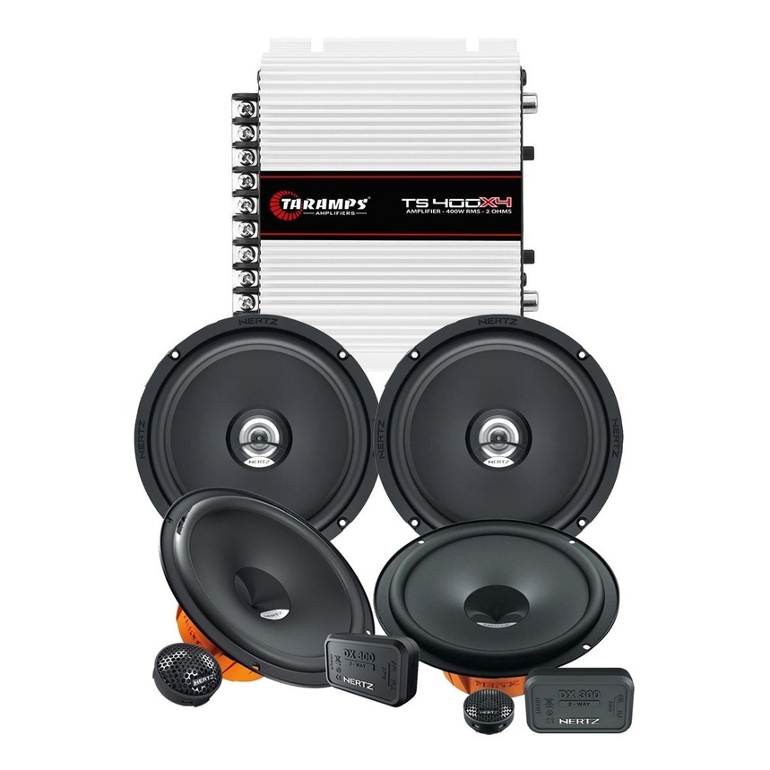 Kit 2 Vias 6 Hertz DSK 165.3 160w + Par Alto Falante 6 Hertz