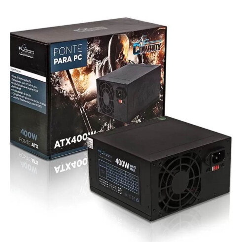 Fonte ATX - 500W - GAMEMAX GM500 - Preta - waz