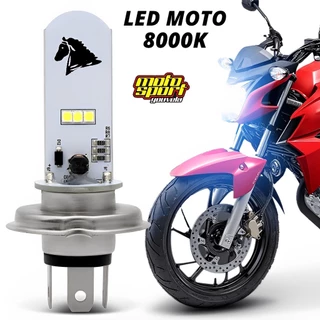 Lâmpada Stalion Original Led Moto H4 Super Led Efeito Xenon 8000k Titan 150 / 160 Ybr Cb fazer cb 500 em Oferta na Shopee