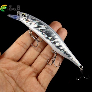HENGJIA 1 Pcs Iscas De Pesca De Minhoca 15G/12cm Crankbait Wobblers Perch 3D Olhos Artificiais Isca Dura Artificial Carpa De Lúcio Robalo Flutuante Equipamento De Natação