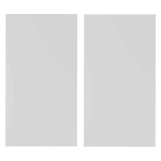 Espelho Decorativo de Vidro Retangular 40 x 20 cm Lapidado/Polido - Kit com 2 peças Multimóveis